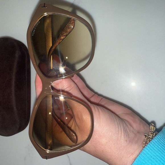 TOM FORD oversized Brown Sunglasses main image 6
